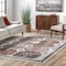 Nuloom Evie Global Inspired Emblem Fringe Area Rug 4ft x 5ft 7in BDSN06A-406 - alternate 1
